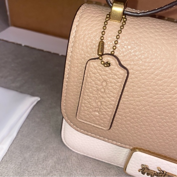 Coach Alie 18 in Colorblock Coach y2k shoulder bag / Coach Convertible Bag - Picture 6 of 10